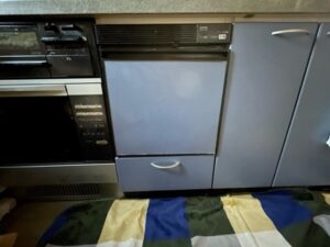 45cm食乾機を食器洗い乾燥機に交換する　トステム